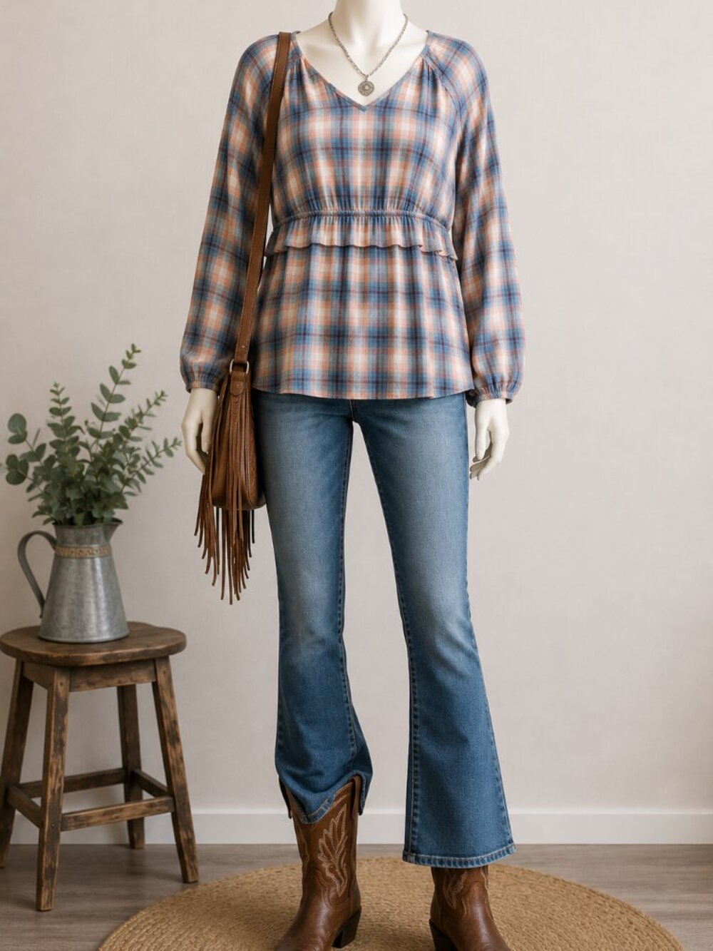 💙 Lane Bryant Women's Blouse – Size 12 | 100% Rayon | Gently Used